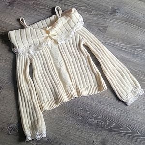 Off the Shoulder RomWe Lolita Sweater